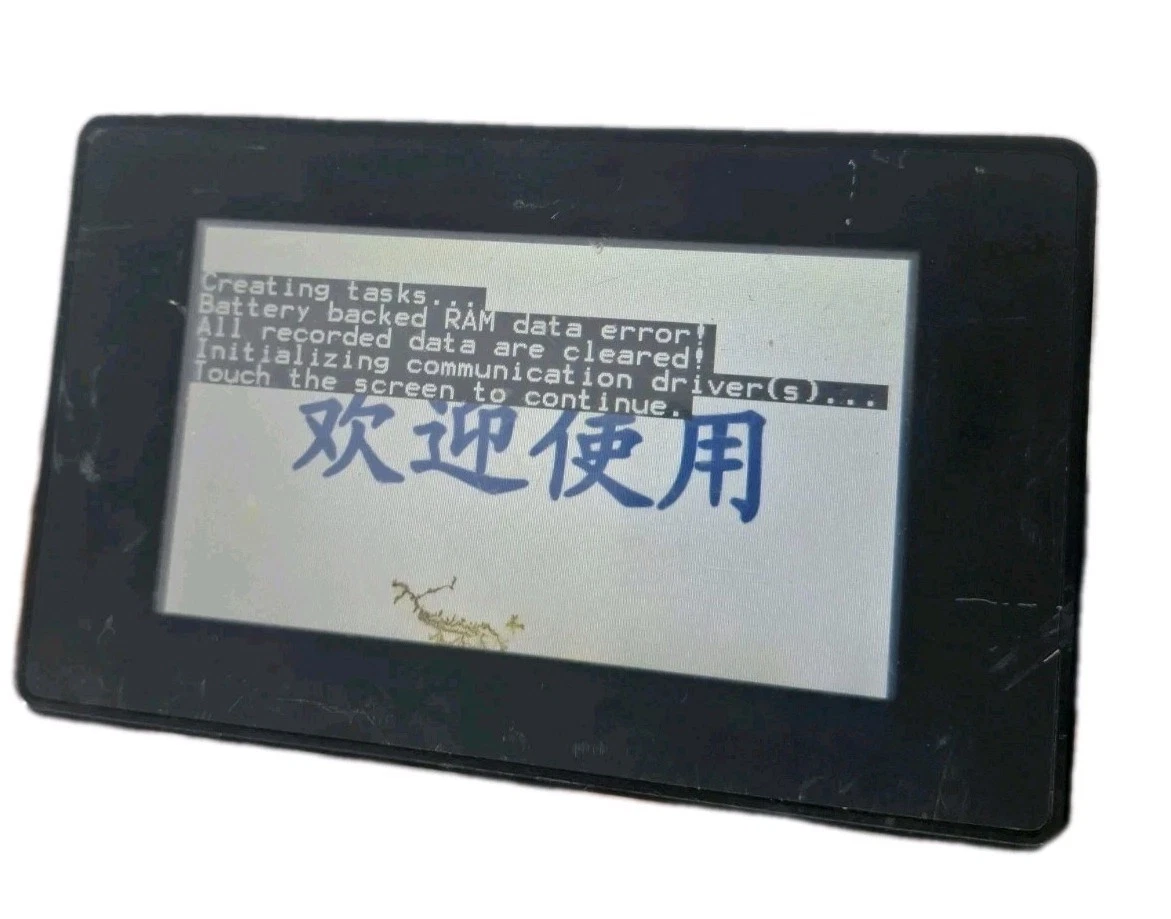 LCD TOUCH CONTROL PANEL KA2040-20MT M1N1C12 A61 24VDC/0.2A.